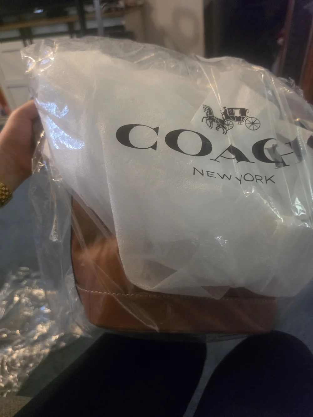 Coach smooth cognac